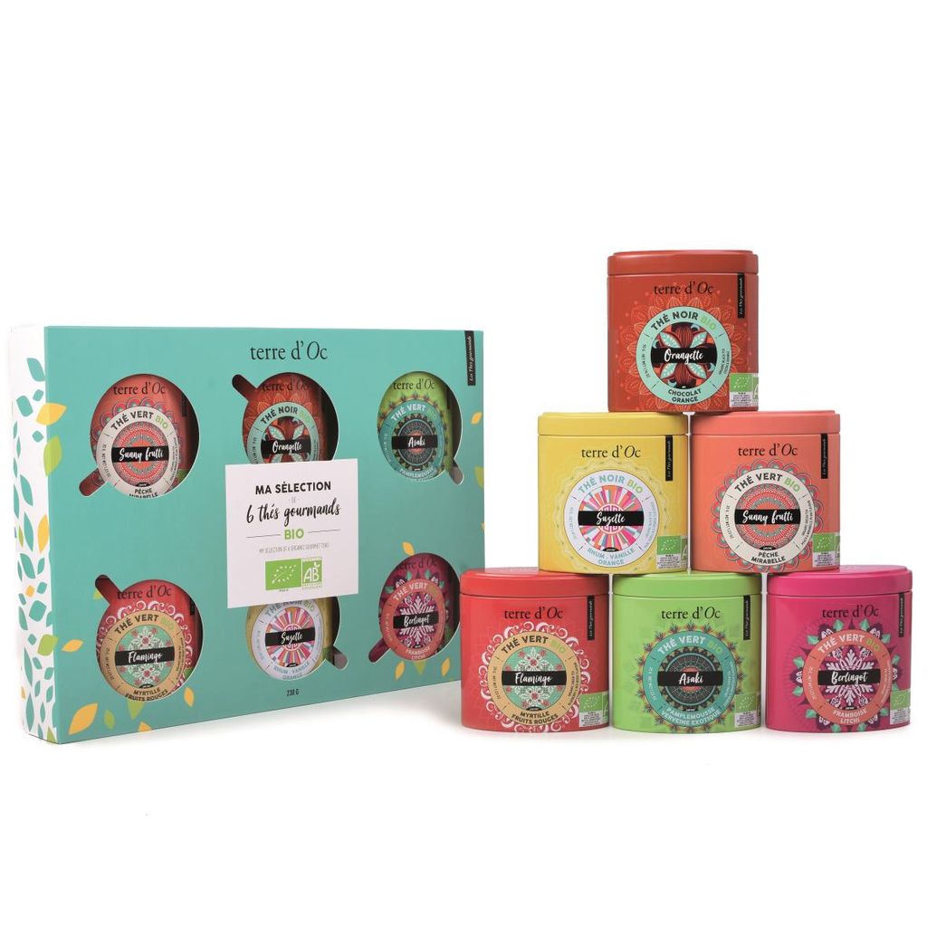 COFFRET Ma collection de 6 thés gourmands bio - Visuel 0
